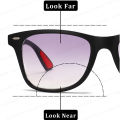 【Look Far & Near】Dual-use Progressive Multiple Focus Reading For Women Presbyopic Glasses UV Protection Sunglasses With Grade +100 To +400. 