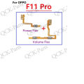 Switch Power ON OFF Key Mute Silent Volume Button Ribbon Flex Cable For OPPO F11 Pro Replacement Parts.