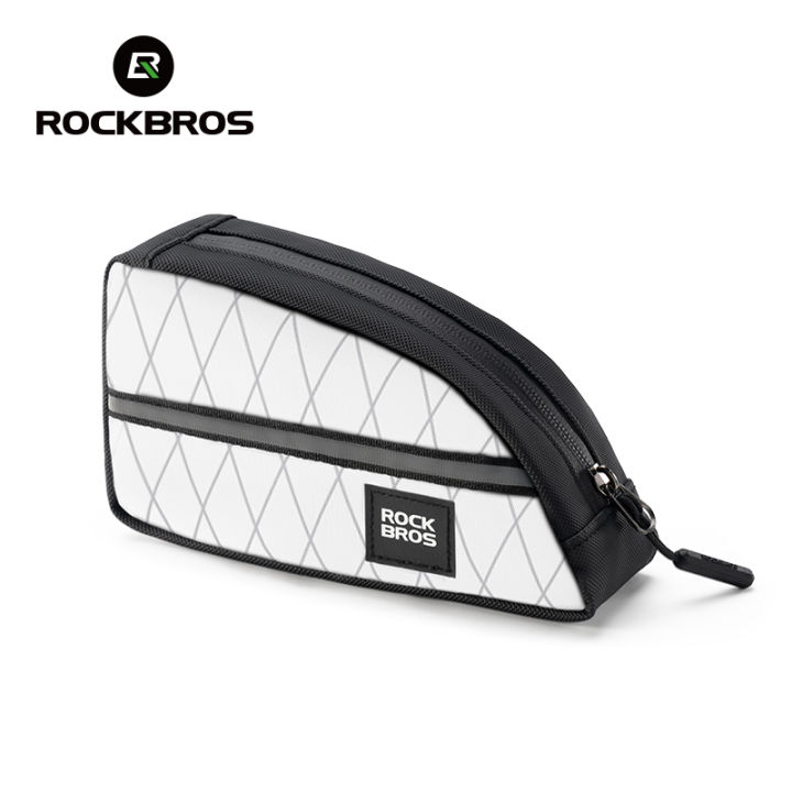 ROCKBROS Triangle Bike Tool Bag For Brompton Folding Bicycle Tool Storage Bag Fit Tire Repair Hidden Bags Nylon