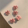 5 Pcs Set Heart Shape Hairpin Pink Resin Material 2022 New Cute Hair Clip for Women Girls. 