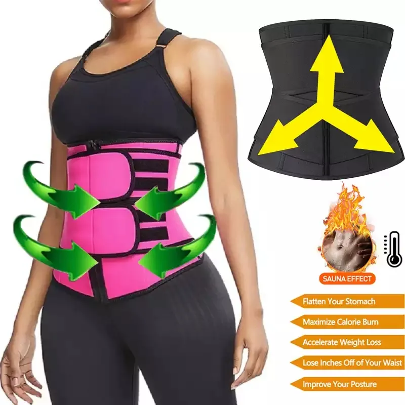 Sweat Slim Best Stomach Fat Burner Belt Shaper Wear Waist Trainer