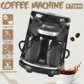 450W Household Drip Type Coffee Machine Dual-use American Coffee Tea Machine. 
