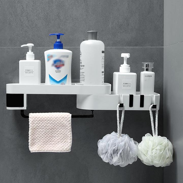 Punch-Free%20Storage%20Corner%20Rack%20Shelf%20Towel%20Hanger%20Hook%20Bathroom%20Kitchen%20Shelf%20-%20Grey%20-%20Image%202