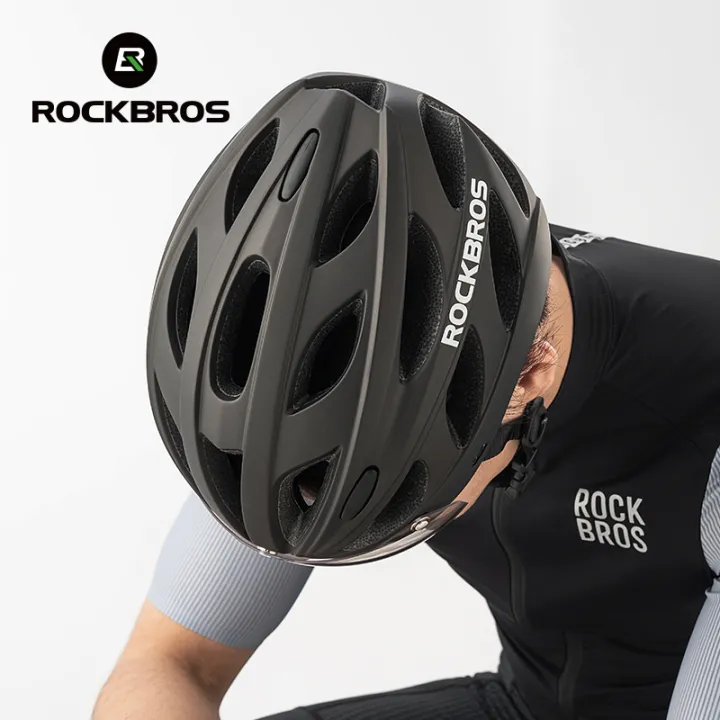 ROCKBROS%20Bike%20Helmets%20Adjustable%20Head%20Circumference%20Helmets%20With%20Detachable%20Goggles%20Colour%20Changing%20Lenses%20Mens%20MTB%20Road%20Trial%20Cycling%20Helmet%2057-62%20CM%20-%20Image%203