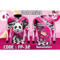 FOOD PANDA NEW DESIGNS Full Sublimation 3D Print Breathable T Shirt Summer Long Sleeve Tee for Men. 