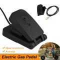 [Free Ship] Accelerator Throttle Pedal Speed Control Brake Pedal for Kids Go Kart Children Car Scooter Electric Tricycle Accessories 1m Wire. 