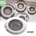【FUN LIVE】 Homenhome Stainless Steel Sink Filter Kitchen Sewer Sink Garbage Strainer Kitchen Sink Stainless Steel Anti Blocking Mesh Plug. 