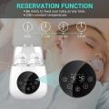 EIVOTOR 6 in 1 Baby Bottle Warmer Baby Food Warmer Double Steam Sterilizer Bottle Sterilizer Milk Warmer With Timer - Eurocode. 