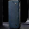 lthmy for Xiaomi Redmi Turbo 3 case Retro Denim Leather Flip Wallet Stand Casing Cover. 