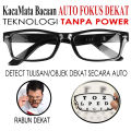 CERMIN MATA RABUN DEKAT AUTO-FOKUS SMART AI-FUNCTION + ANTI BLUE LIGHT READING GLASSES FOR UNISEX. 