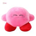 1pcs 14cm Hot Cute Plush Pink Yellow Kirby Game Character Soft Stuffed Toy Gift for Kids and Children. 
