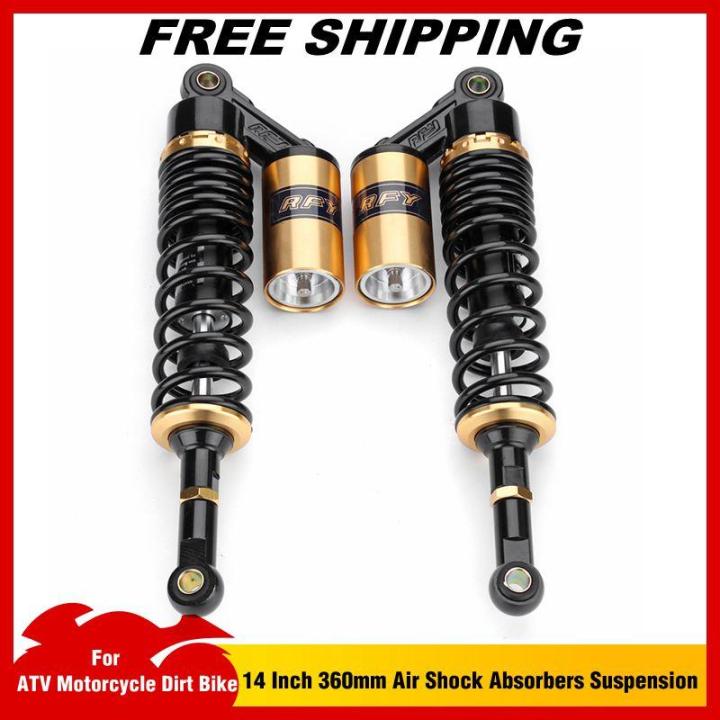 360mm 14 Inch Durable ATV Motorcycle Rear Air Shock Absorbers ...