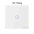 Sonoff T1 UK / EU Plug 1 2 3 Gang Smart WiFi Touch Panel APP Remote Wall Switch - White UK1 Gang. 