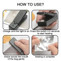 Rechargeable Sealing Machine, Portable Household USB Charging Sealing Clip, Snack Bag Mini Heat Sealing Machine, Plastic Bag Sealer. 