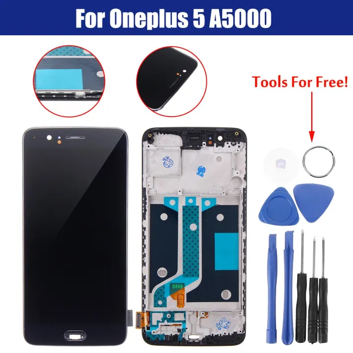LCD%20Display%20Mobile%20Touch%20Screen%20Digitizer%20Replacement%20+Frame%20+Tools%20For%20Oneplus%205%20A5000%20-%20-%20Image%204