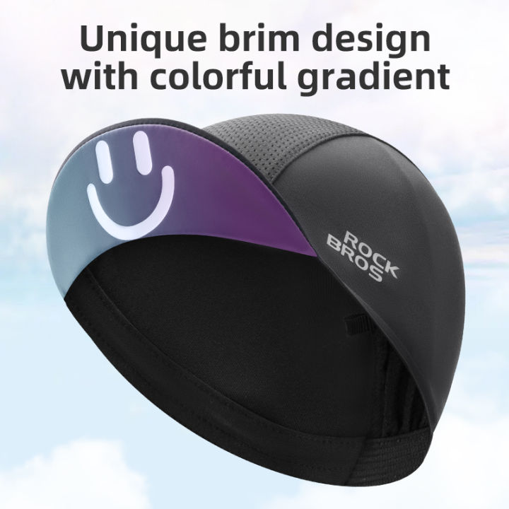 ROCKBROS%20Summer%20Cycling%20Cap%20Breathable%20UV%20Protection%20Flexible%20Outdoor%20Riding%20Hat%20Colorful%20Design%20Liner%20Cap%20Bike%20Equipment%20-%20Image%203
