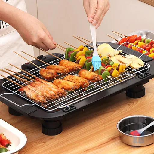 2000W Portable Household Electric Oven Smokeless Indoor Barbecue