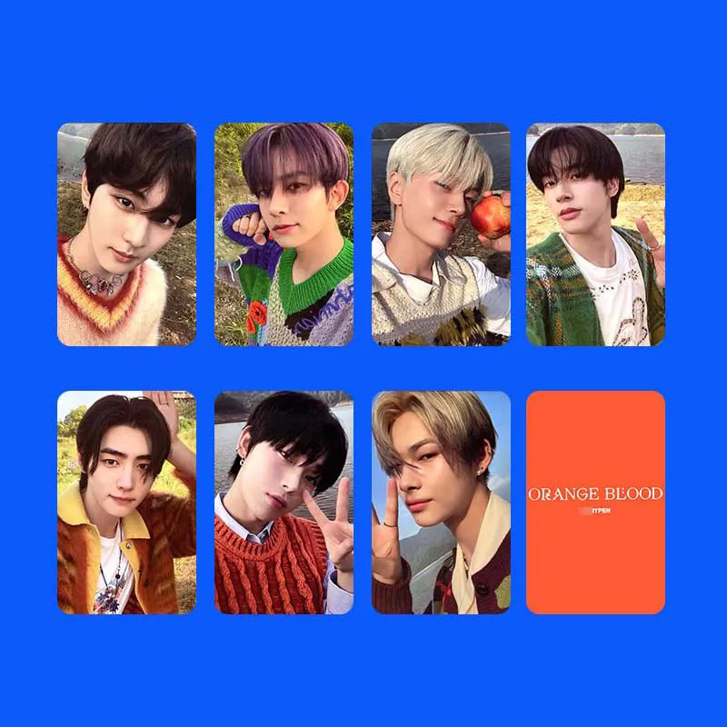 BestGO】Enhypen Mini5 Album Orange Blood Weverse PhotoCards