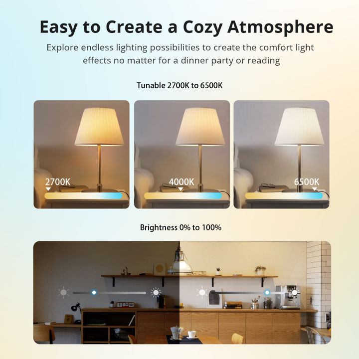 WOOLLEY%20WiFi%20LED%20Dimmable%209W%20E27%20Light%20Multicolor%20Bulb%20eWek%20APP%20Voice%20Group%20Control%20Smart%20Lamp%20-%20Image%202