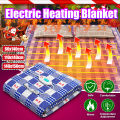 Single Bed Highquality Electric Heated Blanket Heating Mat Winter Warmer Thermostat Carpet - 60x140cm. 