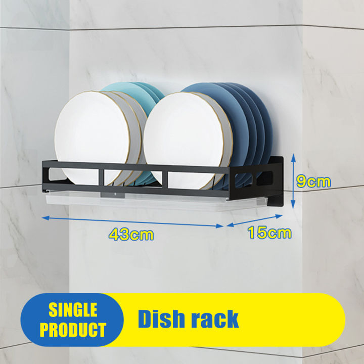 Dish%20Rack%20DIY%20Kitchen%20Storage%20Shelf%20Utensils%20Holder%20Wall%20Mount%20Shelves%20Spice%20-%20Image%204