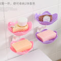 【FUN LIVE】 Flower Shape Double Layer Soap Box Drain Soap Holder Box Bathroom Shower Soap Holder Dish Storage Plate Tray Bathroom Supplies Bathroom Gadgets. 