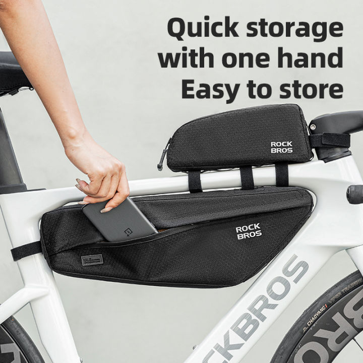 ROCKBROS%20Bicycle%20Bag%202.9L%20Large%20Capacity%20Bike%20Triangle%20Frame%20Bag%20Reflective%20Cycling%20Storage%20Front%20Tube%20Bag%20Bicycle%20Accessory%20-%20Image%202
