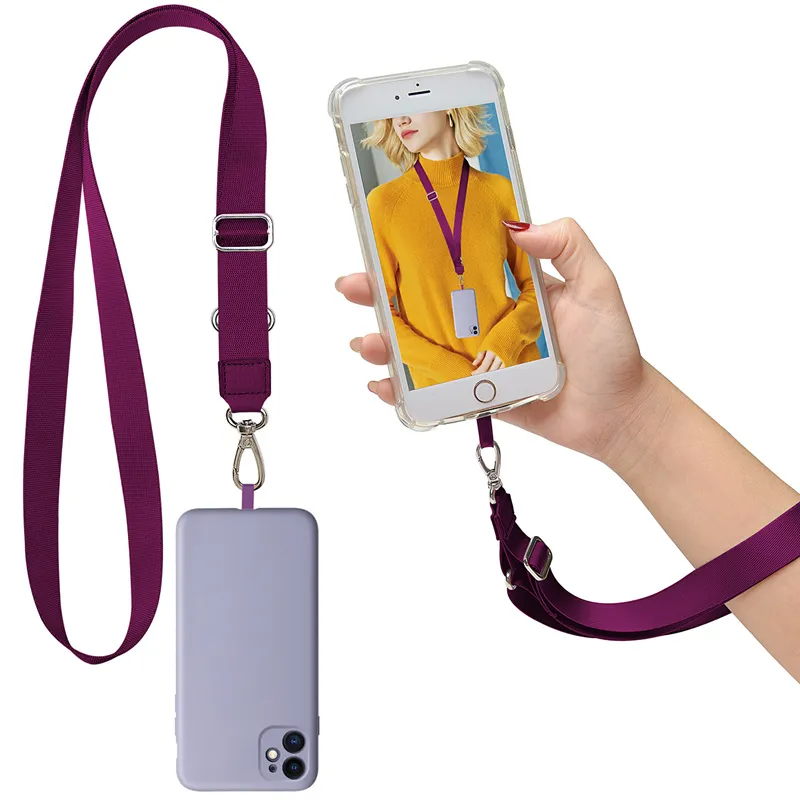 BF011 Adjustable Phone Lanyard Gasket Neck Strap Lanyard for