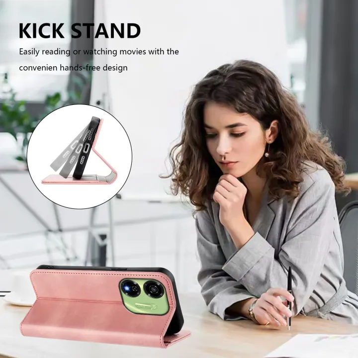 lthmy%20for%20itel%20P55%205G%20Wallet%20Case%20Vintage%20Leather%20Cover%20with%20Card%20Holder%20Kickstand%20Magnetic%20Closure%20Flip%20Case%20-%20Image%207