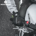 ROCKBROS Cycling Gloves Road MTB Bike Electromobile Adjustable Knob Windproof Warm Men Long-fingered Velvet Autumn Winter. 