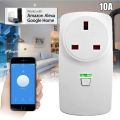 10A  New Smart UK Plug Power Socket Outlet Timer APP For ECHO ALEXA GOOGLE HOME -. 