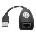 150ft 4in1 New Universal Serial Bus Female Universal Serial Bus Male to RJ45 Female Extension accommodator High Speed Hub -. 