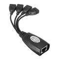 150ft 4in1 New Universal Serial Bus Female Universal Serial Bus Male to RJ45 Female Extension accommodator High Speed Hub -. 