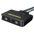 2 Port HOT SELL Universal Serial Bus HDMI KVM Switch Switcher With Cable Fr Dual Monitor Keyboard Mouse -. 