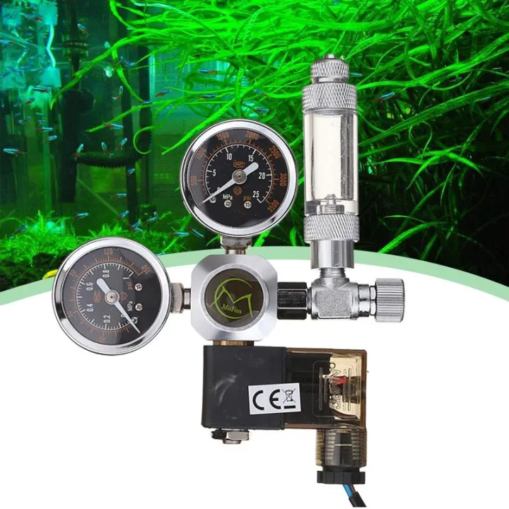 220V Aquarium CO2 Regulator Check Tools DIY Valve Bubble Counter ...