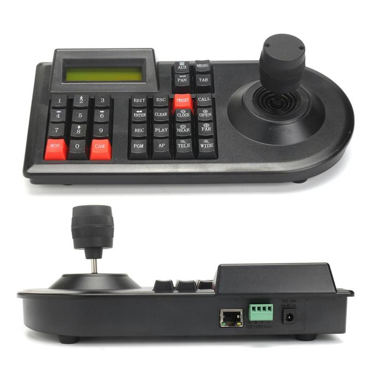 3D CCTV Keyboard Controller Joystick with RS485 Output for Analog/IP ...