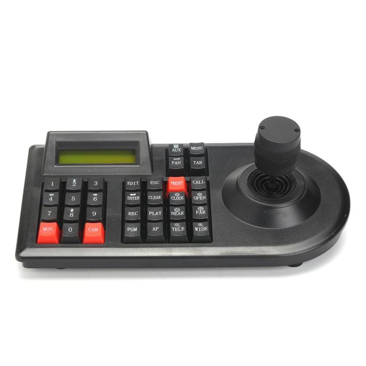 3D CCTV Keyboard Controller Joystick with RS485 Output for Analog/IP ...