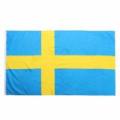 3x5FT Large Sweden Swedish Flag Polyester National Banner With Mental Grommets -. 