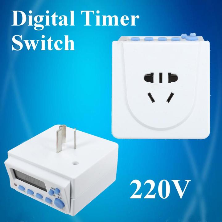 7 Day New Digital Electric Programmable Timer Outlet Switch Wall ...