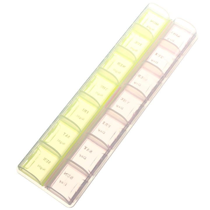 7 Day Weekly Tablet Pill Medicine Box Holder Storage Organizer ...