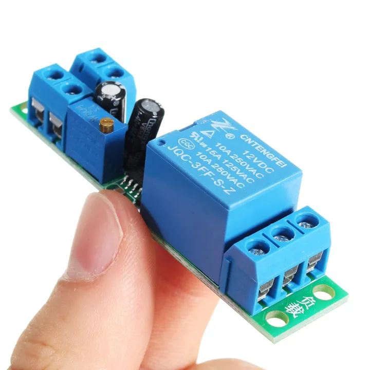 12V Switch Delay Relay Module Delay Adjustable 0~25 Second Signal ...