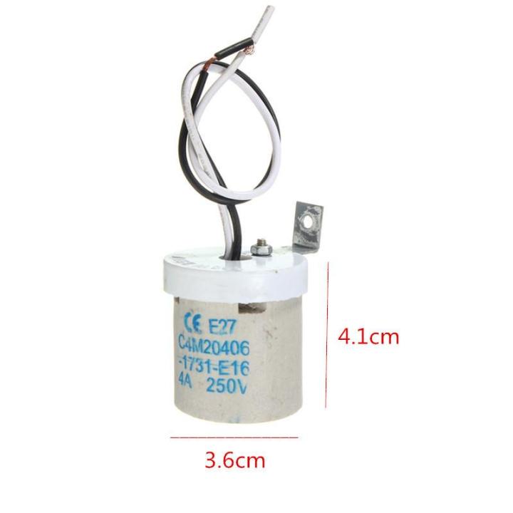 E27 Screw New ES Wire Ceramic Light Bulb Holder Socket Heat Lamp ...