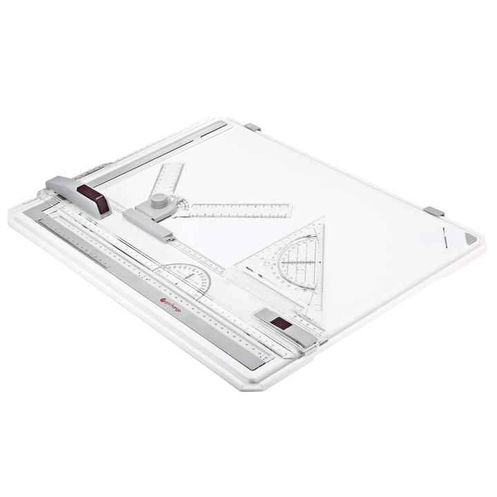 GOCHANGE%2050%20x%2036.5cm%20A3%20Drawing%20Board%20Drafting%20Table%20With%20Parallel%20Motion%20And%20Adjustable%20Angle-White%20-%20Image%203