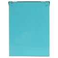 Metal Tin Locking Waterproof Post Card Mailbox Vintage Wall Hanging Mail Box New Blue - blue. 