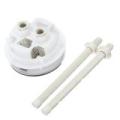 New ABS HOT SELL New Dual Flush Toilet Water Tank Push Button + 2 Rods fits 48mm Hole - 48mm. 