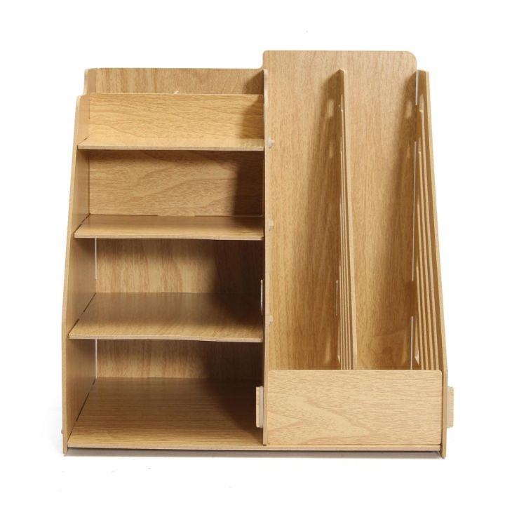 Office File New New Holder Wood Desk Organizer Rack Folder Book ...