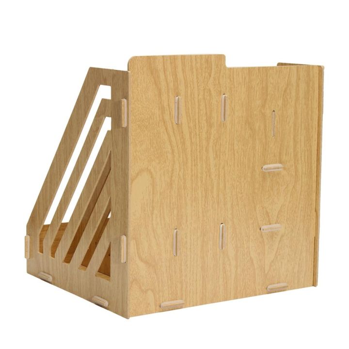 Office File New New Holder Wood Desk Organizer Rack Folder Book ...