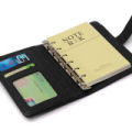 Personal Pocket New Organiser Planner PU Leather Cover Filofax Diary Notebook Blue - black. 