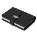 Personal Pocket New Organiser Planner PU Leather Cover Filofax Diary Notebook Blue - black. 