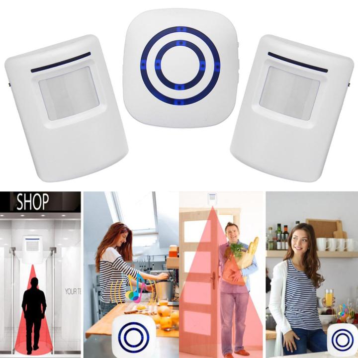Scanner Sensor Mobil RESTAURANT SHOP DOOR ENTRY PIR MOTION SENSOR DOOR CHIME DOOR BELL ALARM ...